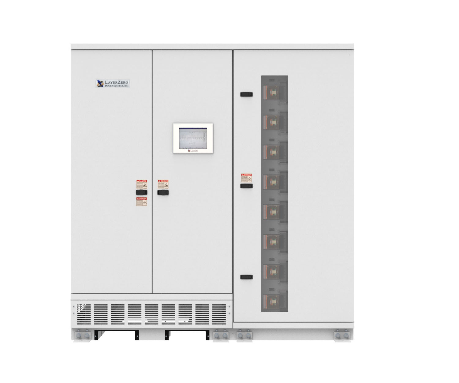 ePODs Type-X SF Power Distribution Unit with Outer and Dead Front Doors Closed