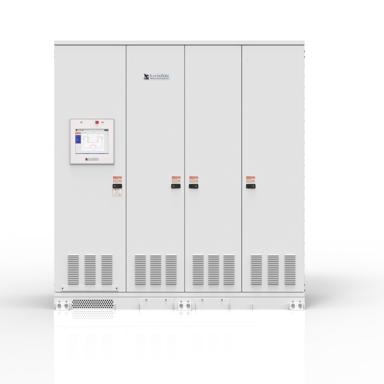 1600 A eSTS Static Transfer Switch Front
