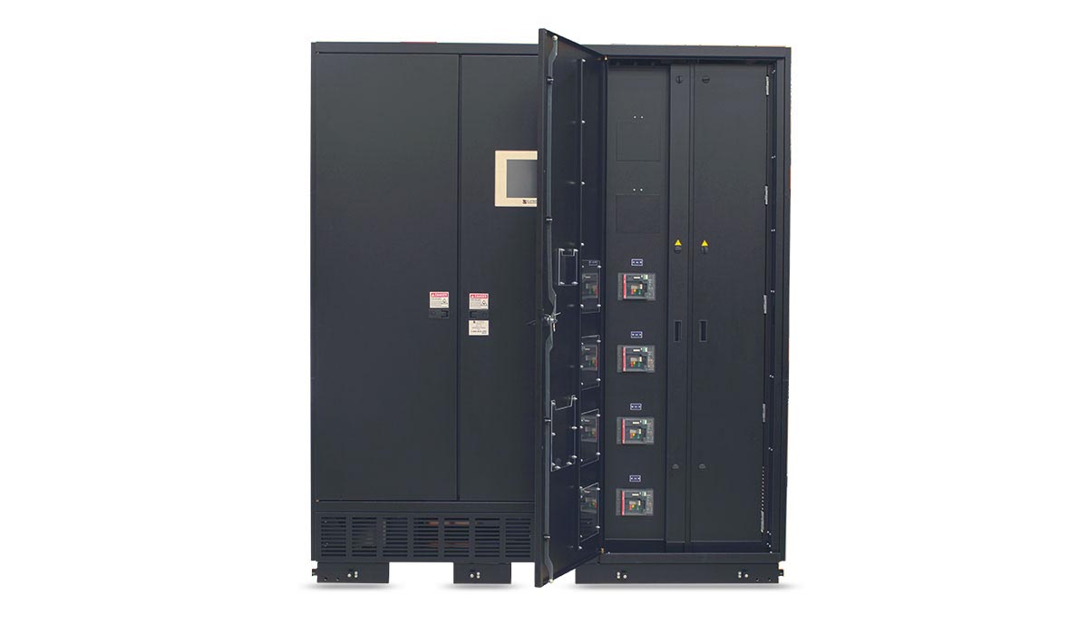 ePODs Type-X 750 kVA PDU Distribution Section Doors Open